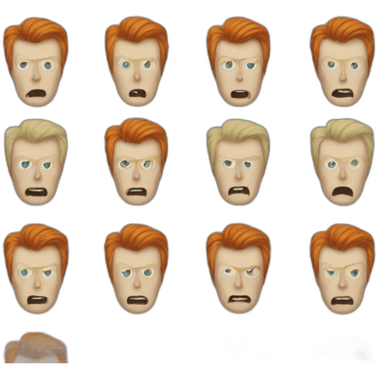 david Bowie Ziggy stardust emoji