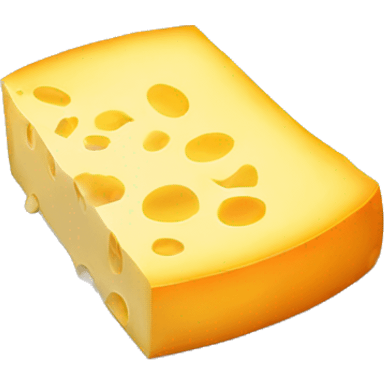 sliced cheese emoji