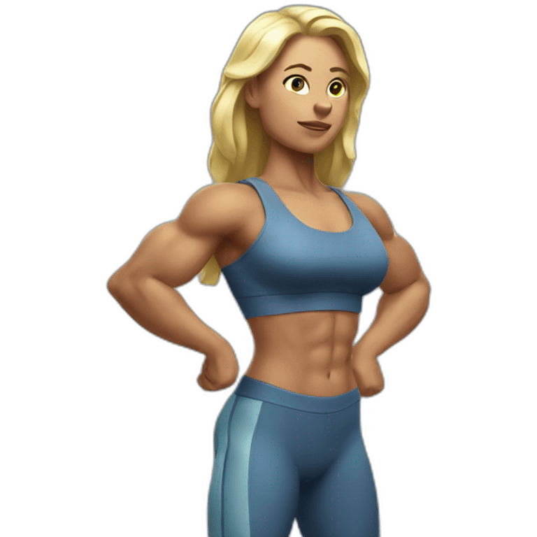 zinc muscle woman emoji