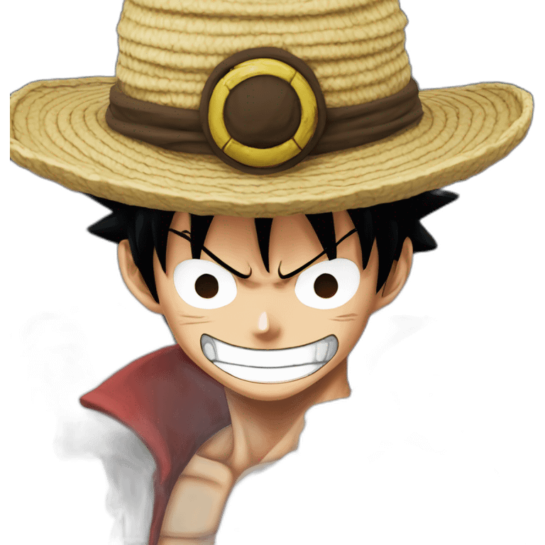 one piece luffy gear 5 white emoji