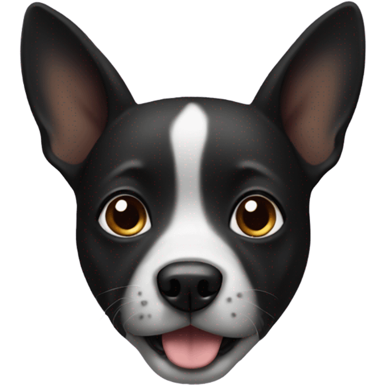 black cute dog emoji