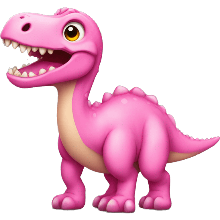 Pink dinosaur emoji