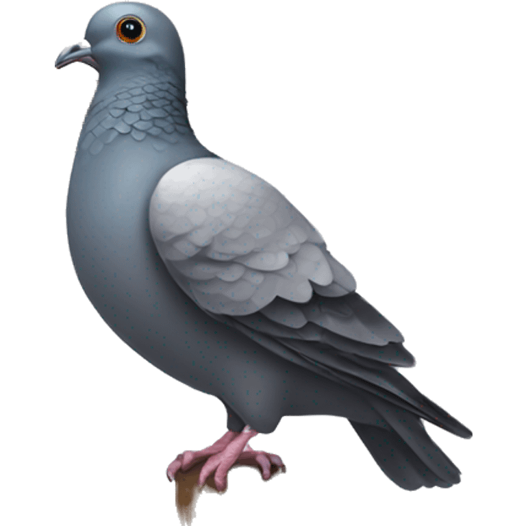 pigeon holding big cross emoji