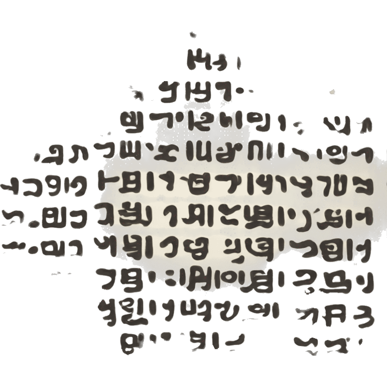 hangul like script emoji