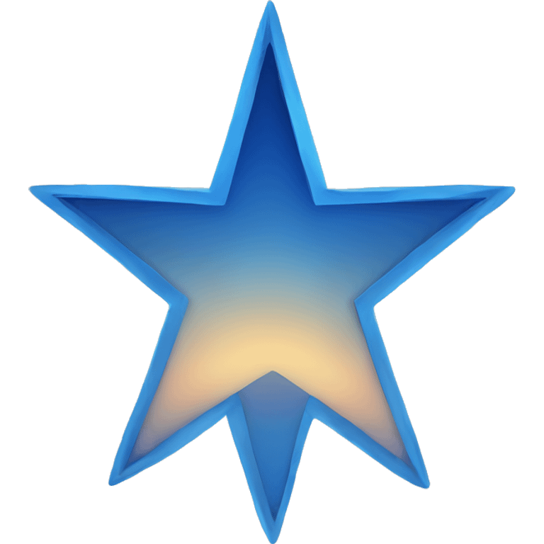 gradient blue north star emoji