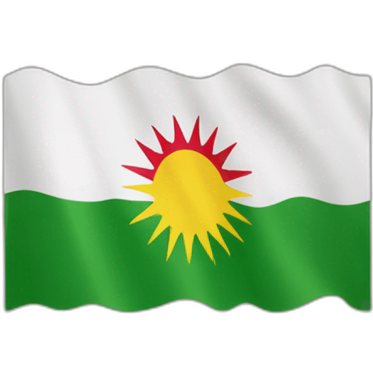 Kurdistan Irak flag emoji