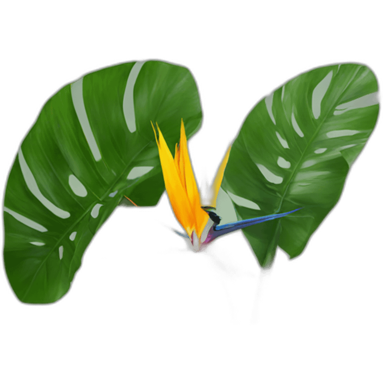 Plant birds of paradise emoji