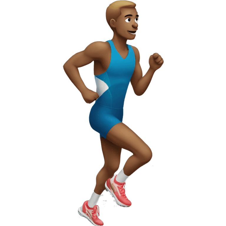 athlete racewalking emoji