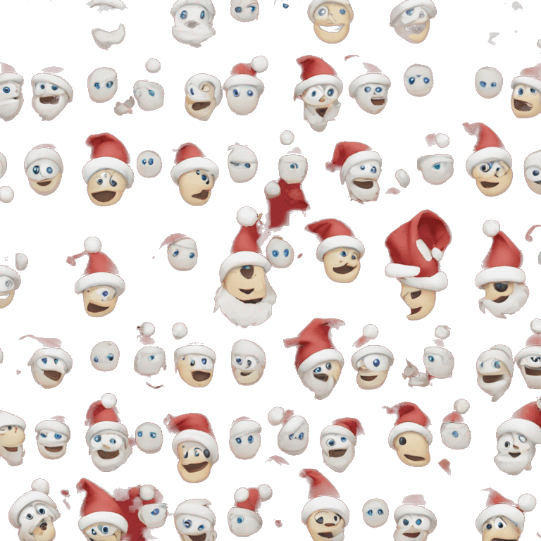 Stitch Santa  emoji