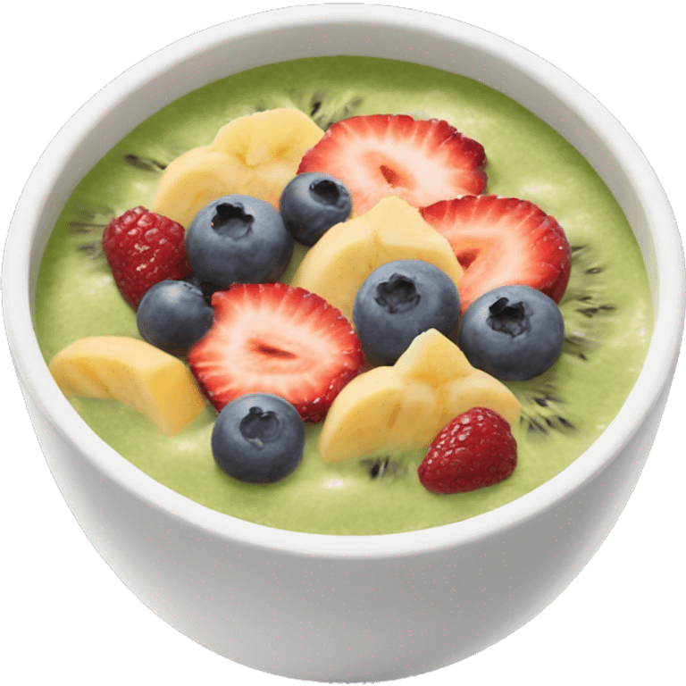 Smoothie bowl emoji