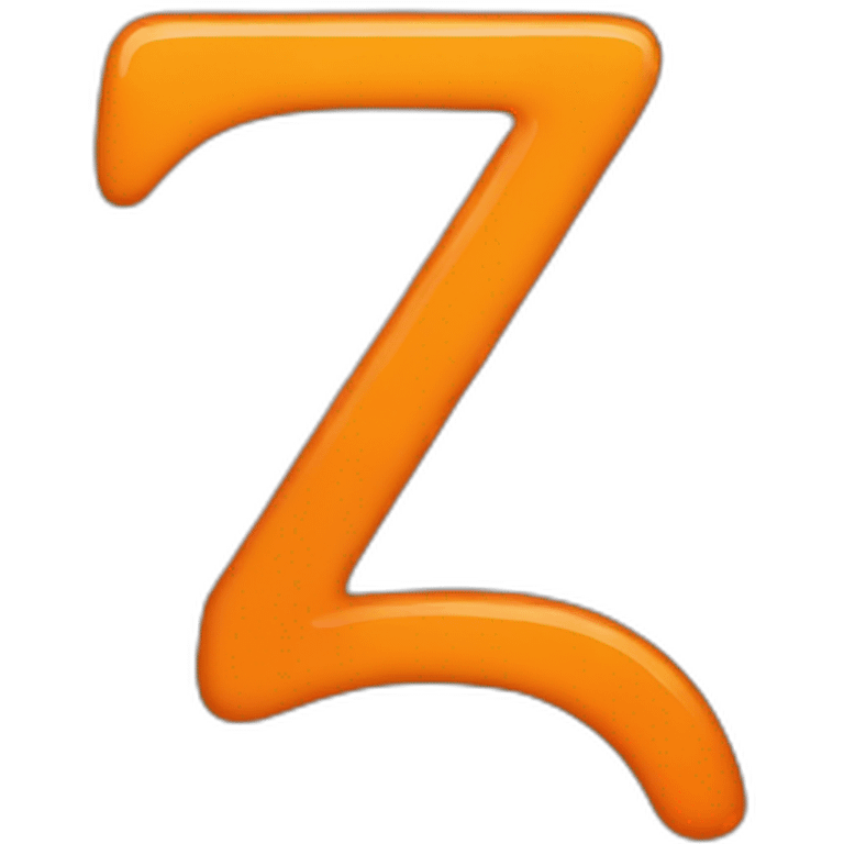 7 LETTER orange emoji