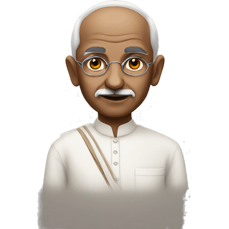 Gandhi emoji emoji