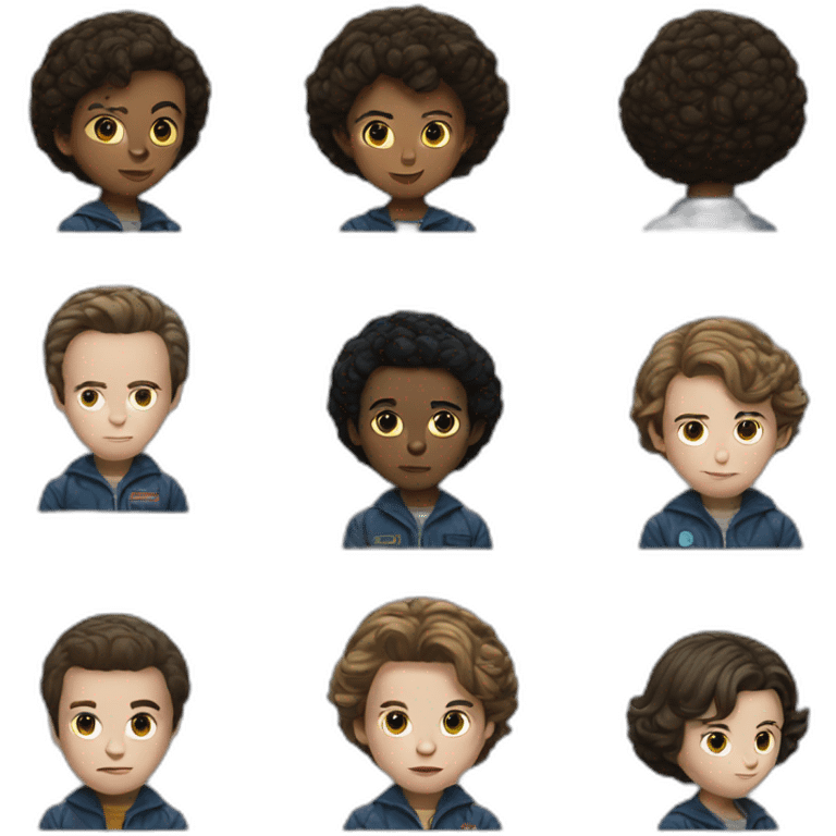 Eleven étranger things emoji