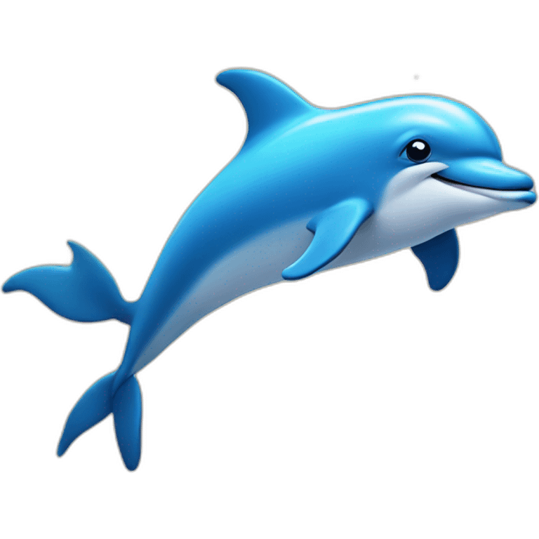 Dolphin with stars emoji