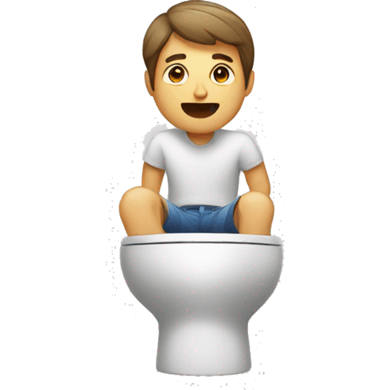 man on the toilet emoji