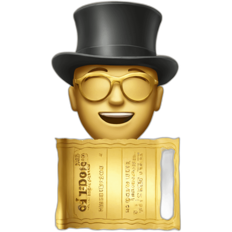 golden ticket emoji