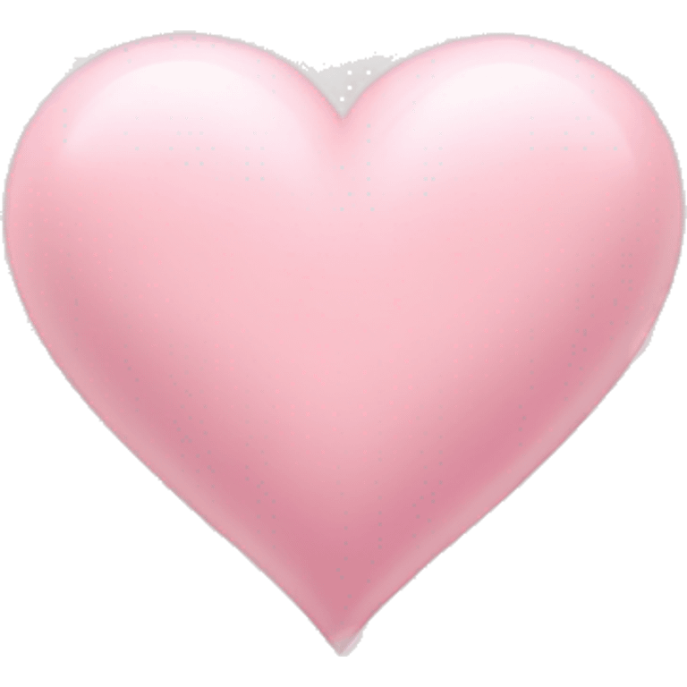 Pastel pink heart emoji