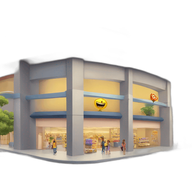 Shopping center  emoji