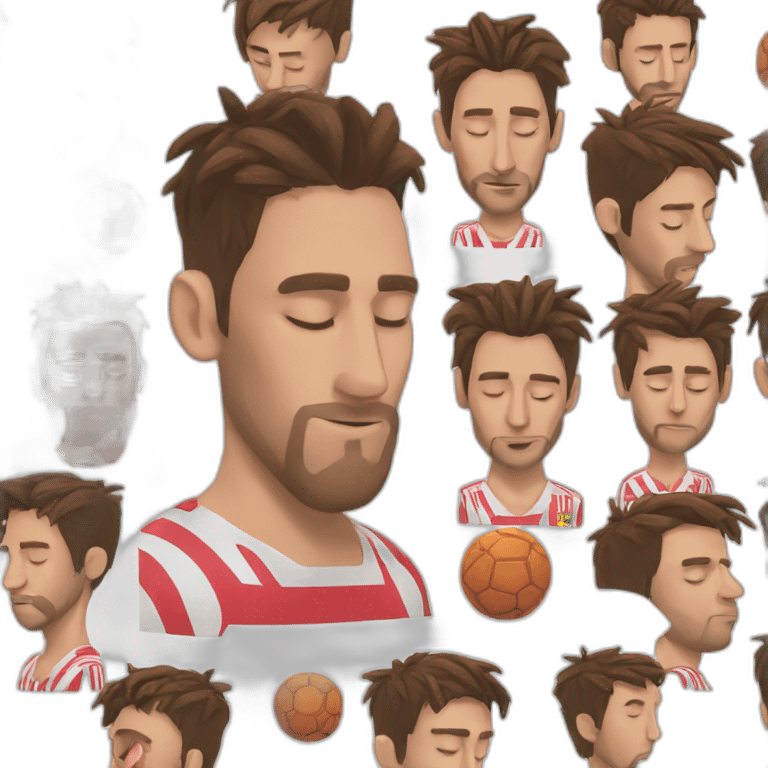 Sleeping messi emoji