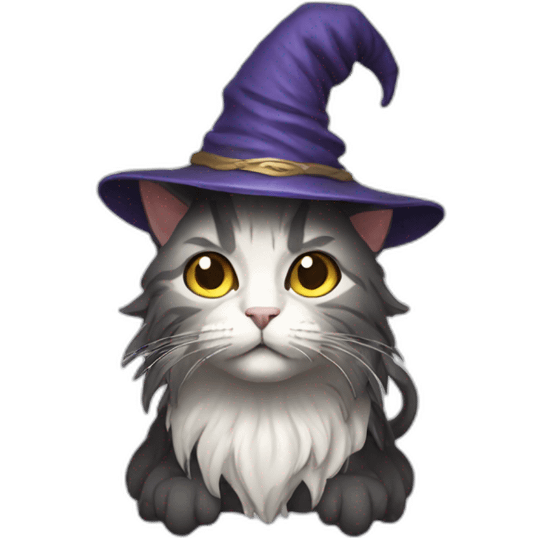 Wizard cat emoji