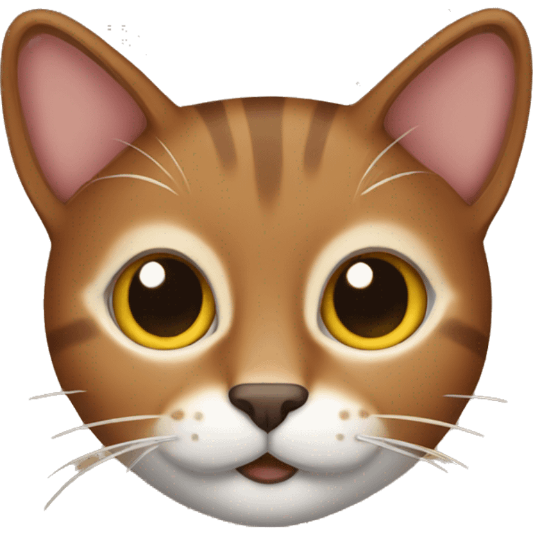 a brown cat emoji