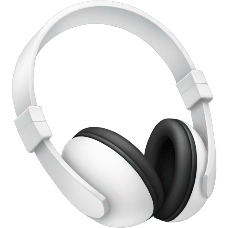 white headphone emoji