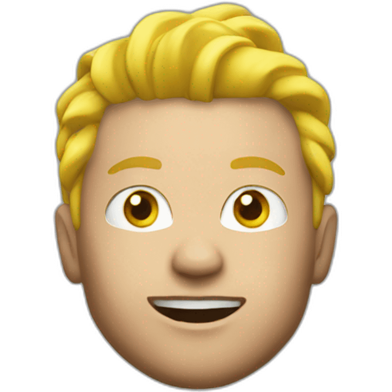 ajax player running yellow hair emoji