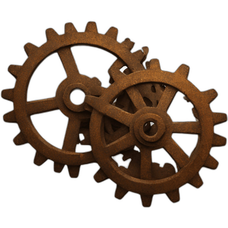 Rusted gears emoji