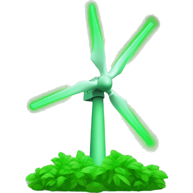 Green energy emoji