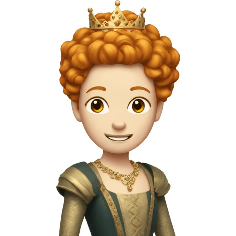 Ginger queen emoji