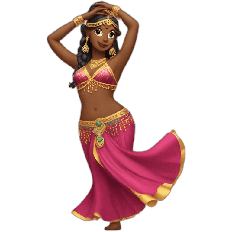 Belly dancer emoji