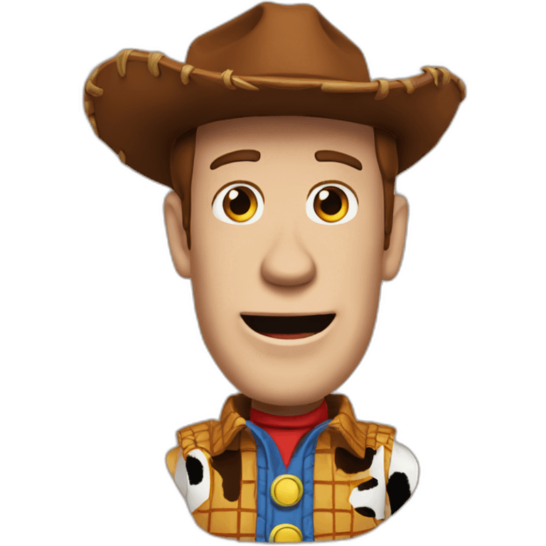 Woody de toys story emoji