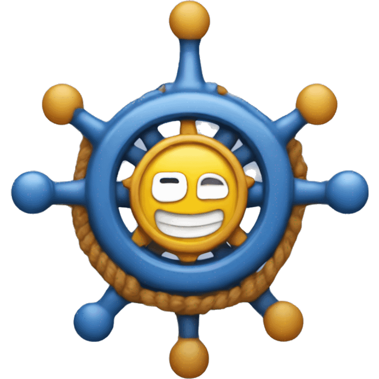 ship steering kubernetes logo emoji