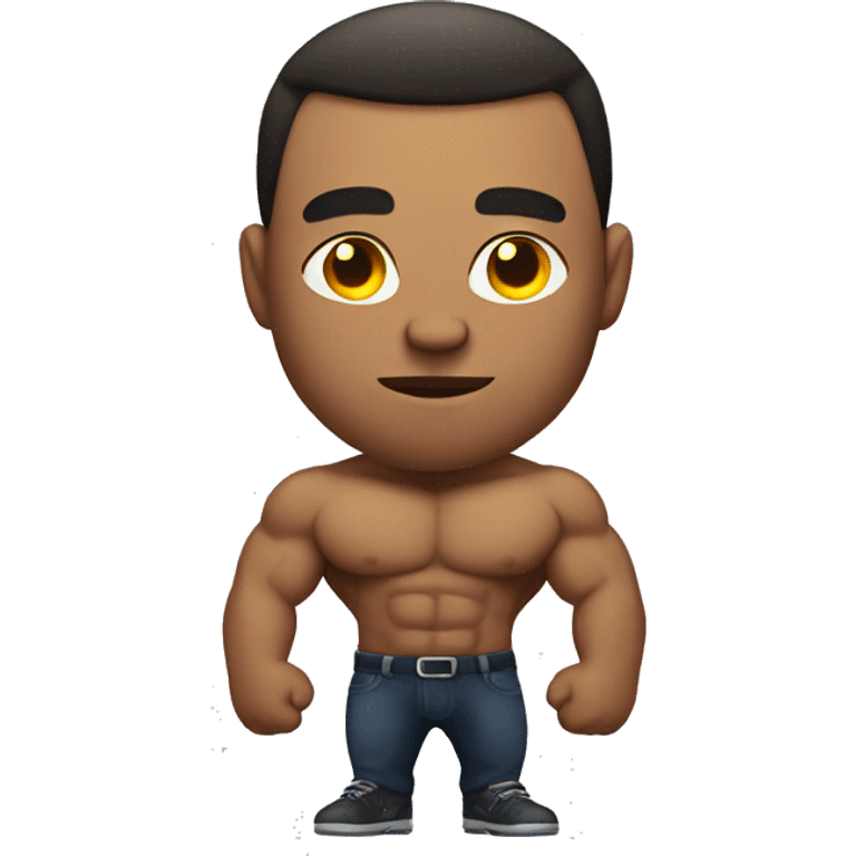 very muscular man emoji