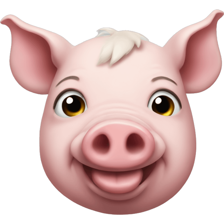 pig with trol emoji