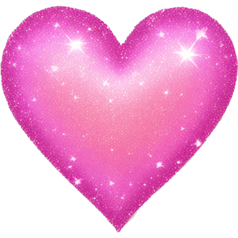 a pink sparkly heart emoji