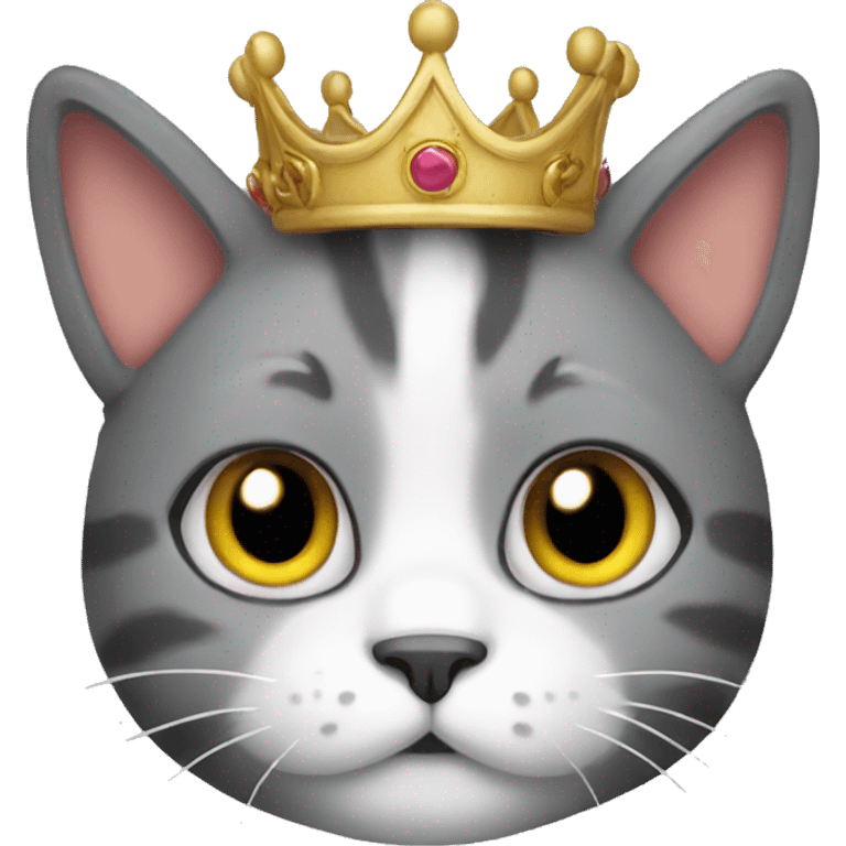 cat with crown emoji