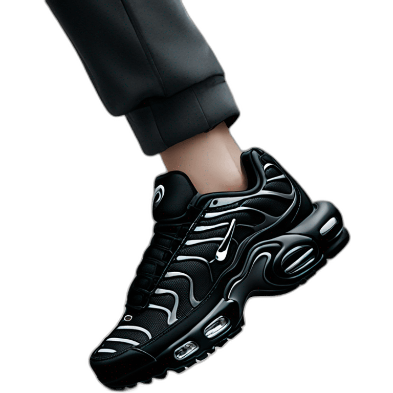 Nike tn total black emoji