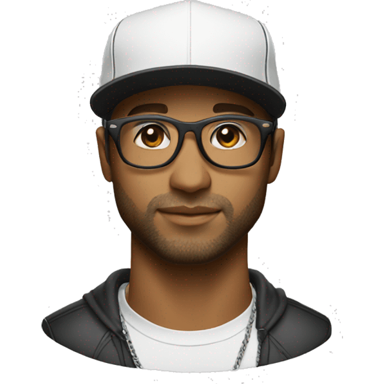 dj khaledcartier cap and glasses emoji