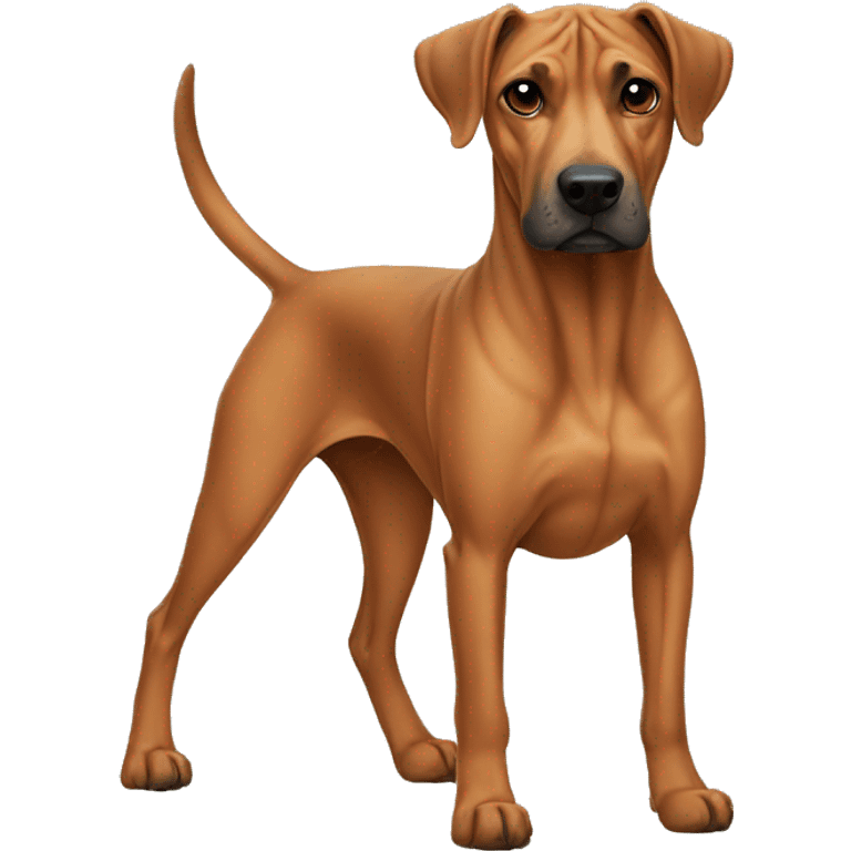 Ridgeback dog emoji