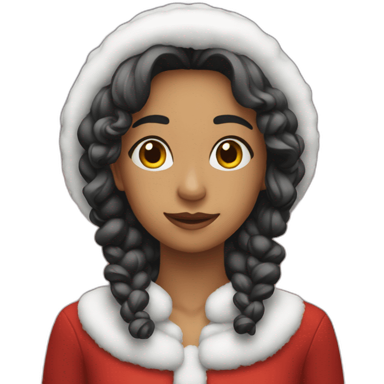 Amor en navidad emoji