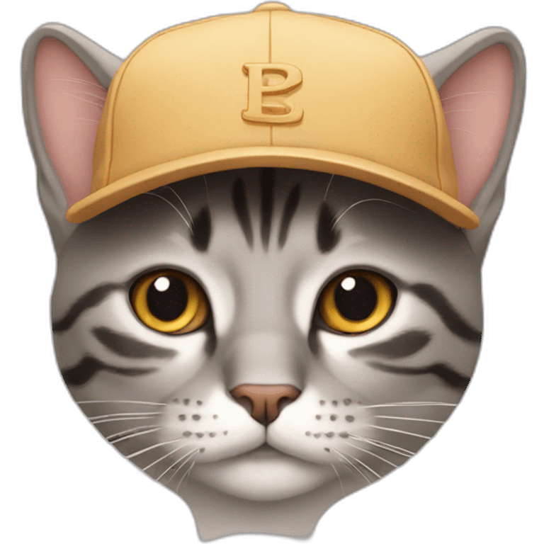 cat with cap emoji