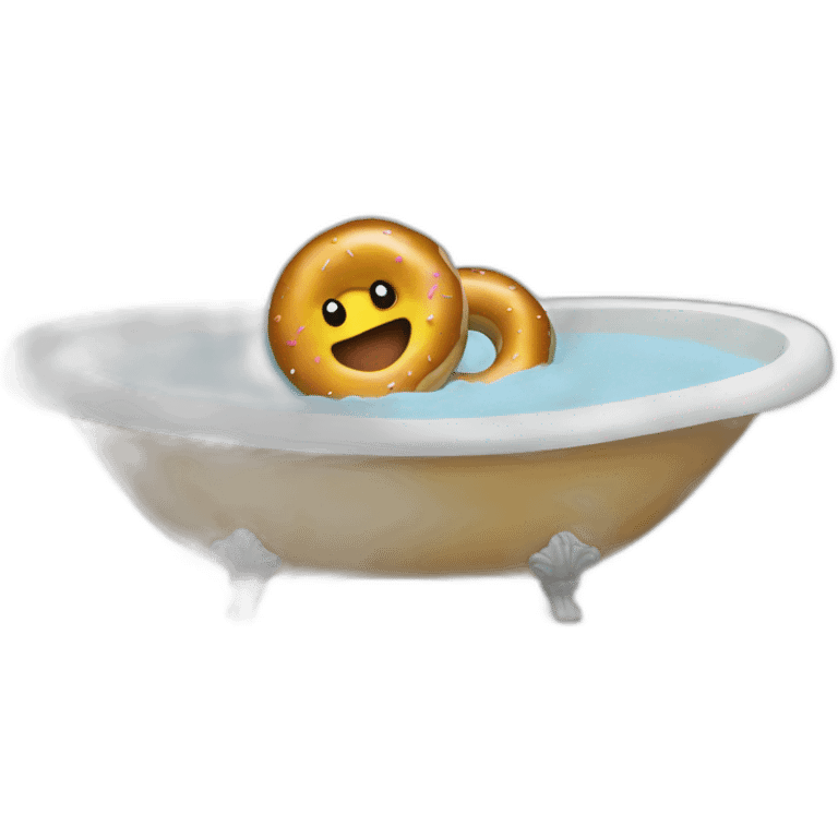 donut in a bath emoji