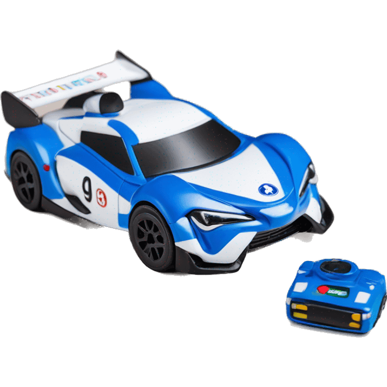 Radio Controlled Captain Rex themed Toyota 86 shaped like a Formula One race car with exposed wheels  emoji