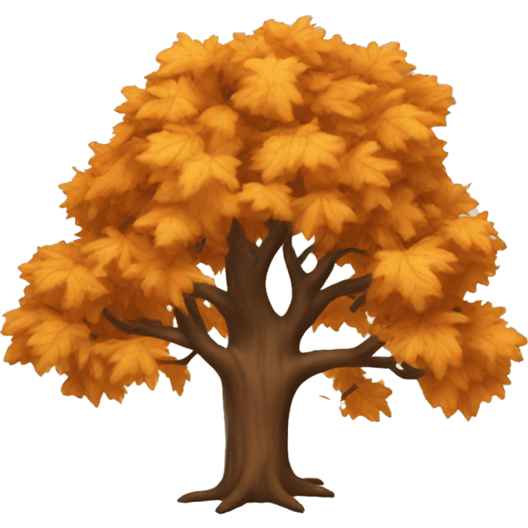 Fall tree emoji