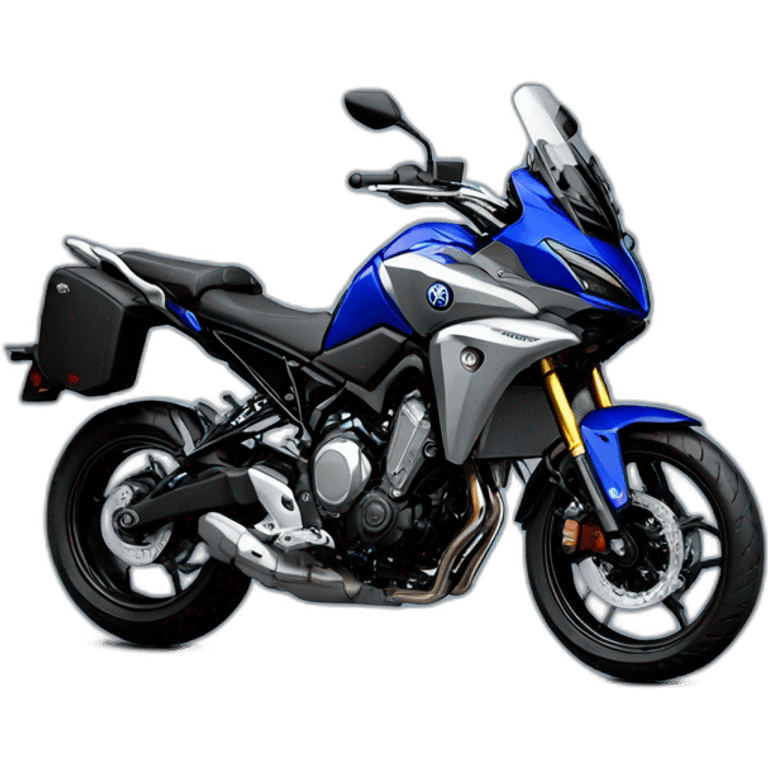 Yamaha Tracer 7 blue silver emoji