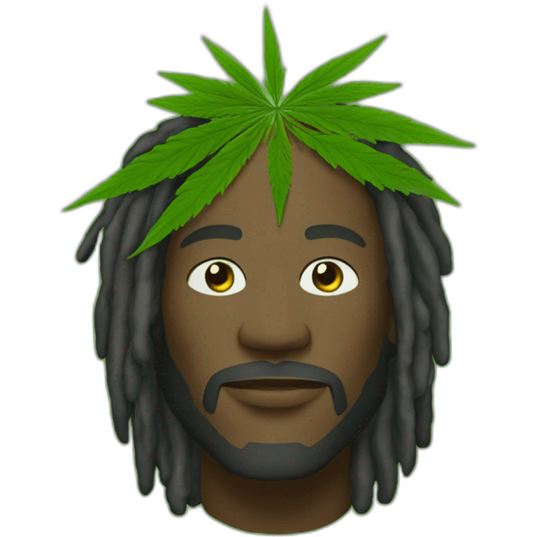 Tiken jah with weed emoji