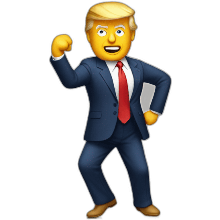 Donald Trump qui danse emoji