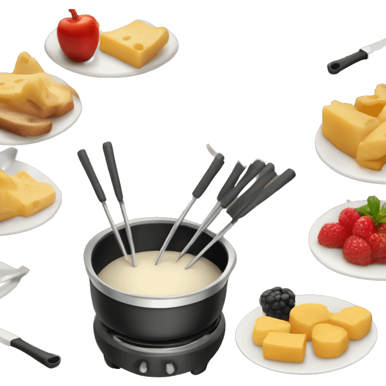 Fondue set  emoji