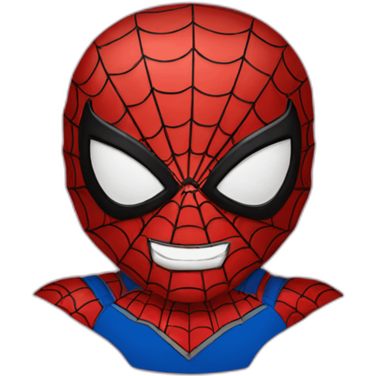 spiderman wearing superman mask  emoji